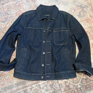 NWOT Dark Wash Denim Jacket. Men’s or women’s.